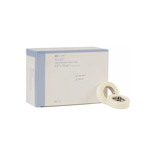 Cardinal Health - Kendall - 1914C - Hypoallergenic Medical Tape White 1 Inch X 10 Yard Paper Nonsterile