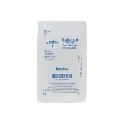 Medline - Non25861 - Bulkee Ii Cotton Gauze Bandage, Sterile, 6 - Ply, 3.4" X 3.6 Yd