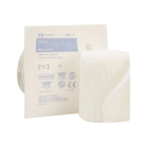 Cardinal Health - 6720 - Kerlix Bandage Roll, 100% Cotton, 6 Ply, Small, 2-1/4" X 9 (5.7 Cm 2.7 M)