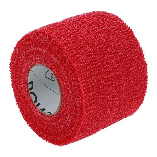 Andover - Powerflex - 3720Rd-024 - Coated Products - Cohesive Bandage 2 Inch X 6 Yard Self - Adherent Closure Red Nonsterile 23 Lbs Tensile Strength