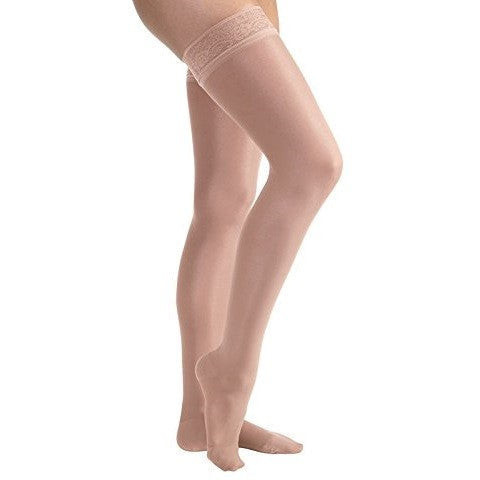 Bsn Medical - Jobst - UltraSheer Women's Thigh High w/ Lace Silicone Top Band - 15-20 mmHg