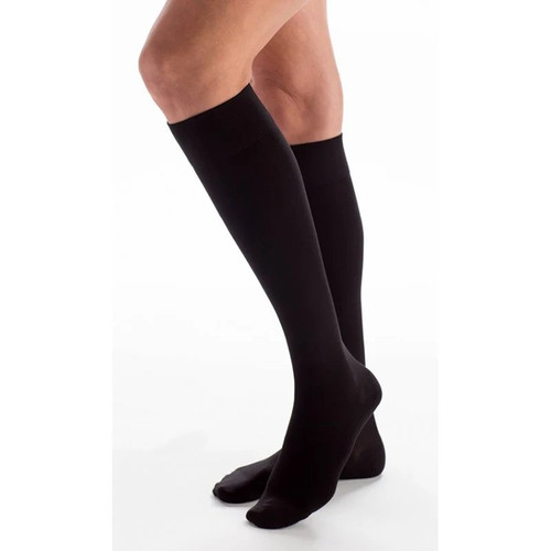 Carolon - 201104 - Compression Stocking Health Support Knee High Size A / Regular Black