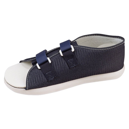Deroyal - 2044-08 - Industries Post - Op Shoe, Navy Canvas Rubber, Loop - Lock, Female, Medium