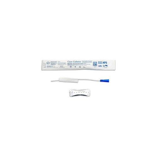 Convatec - Cure Pediatric Hydrophilic - Hp8 - Catheter Urethral Straight Tip Coated Plastic 8 Fr 10 Inch