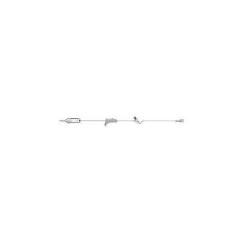 Amsino - Amsafe - 107201 - International Iv Admin Set, 10 Drops Per Ml, Non - Vented, Roller Clamp, 1 Y Site, Rotating Male Luer Lock, Pe Poly Pouch