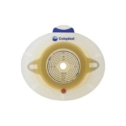 Coloplast - Sensura Click Xpro - 10027 - Ostomy Barrier Precut Extended Wear Double Layer Adhesive 50 Mm Flange Red Code System 1 - 3/8 Inch Opening