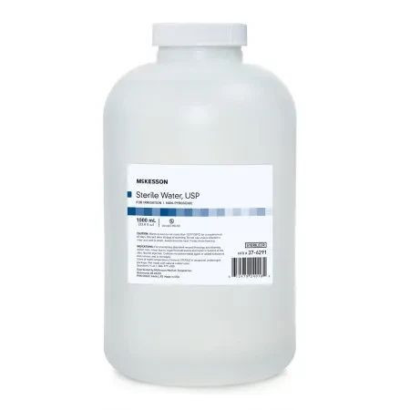 Mckesson - 37-6291 - Irrigation Solution Sterile Water For Not Injection Bottle 1 000 Ml