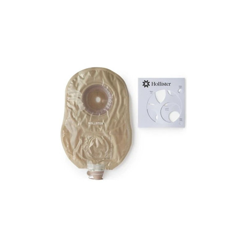 Hollister - Premier - 84138 - Urostomy Pouch One - Piece System 9 Inch Length Drainable Soft Convex Trim To Fit