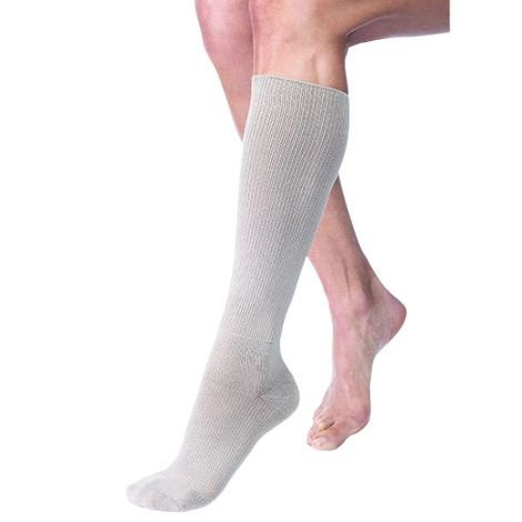 Bsn Medical - Jobst - FLFHADIW5 - Farrowhybrid Compression Socks Knee High Size 1 / X - Large Wide Taupe Closed Toe