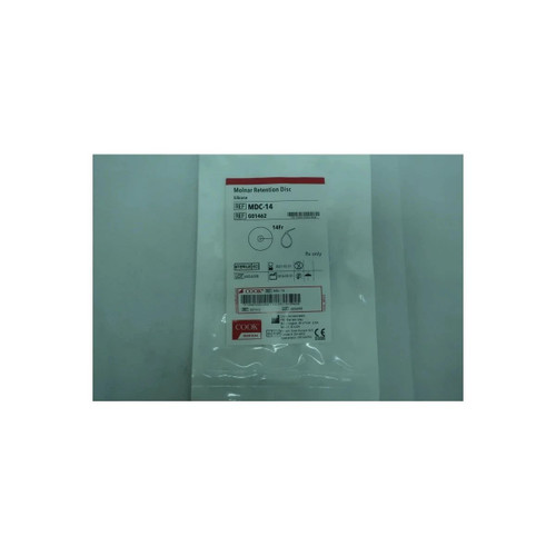 Cook Medical - G01462 - Molnar Retention Disc 14 Fr., Silicone