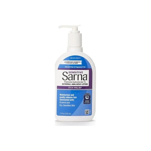 Emerson Healthcare - Betadine - 30316023075 - Sarna Sensitive Itch Relief 1% Strength Lotion 7.5 Oz Bottle