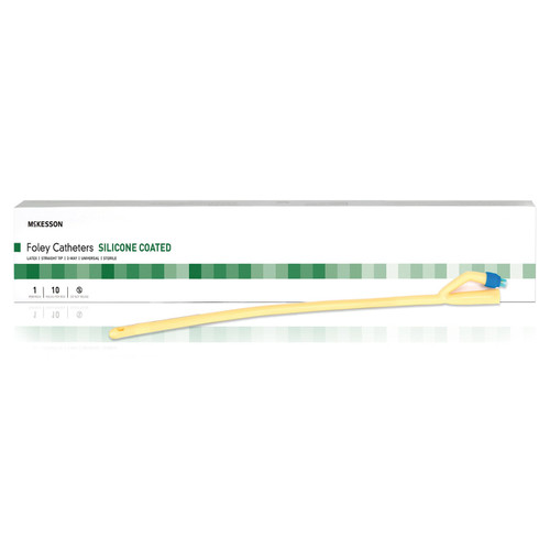 Mckesson - 16-Slfol3018 - Catheter, Foley Strt Tip Sil Coated Ltx 18Fr 30Cc