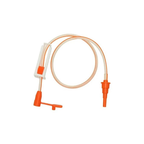 Avanos Medical - Neomed - Nm-18Enenb - Large Bore Enteral Extension Set With Clamp 18 Inch Orange Sterile
