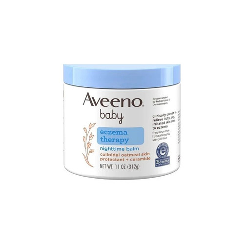 Johnson & - Aveeno Baby Eczema Therapy Nighttime Balm - 69968002002 - Sales - Cream 11 Oz Jar Unscented Ointment