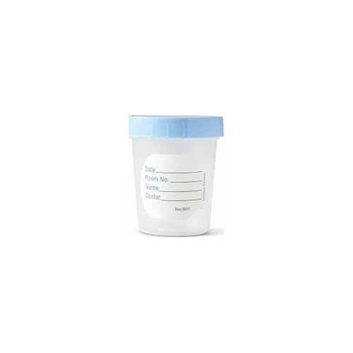 Medline - Dynd30350 - Specimen Container 133 Ml (4.5 Oz.) Screw Cap Patient Information Sterile Fluid Path