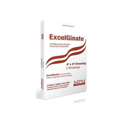 Mpm Medical - Excelginate - Mp00801 - Dressing 4" X 4", Tightly Woven, Flexible, Moldable.