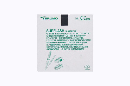 Terumo Medical - Surflash - Srff2025 - Peripheral Iv Catheter 20 Gauge 1 Inch Without Safety
