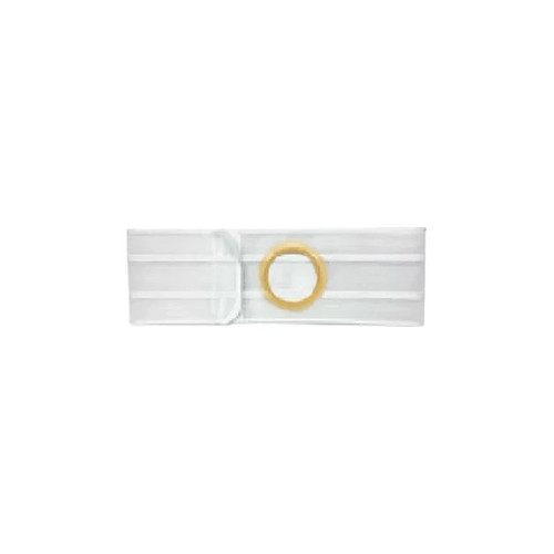 Nu-Hope - 2760-P-A - 5" White, Regular Elastic, Flat Panel Support Belt, Prolapse Flap, Small, Waist (28" - 32"), 2 - 3/4" Center Opening.