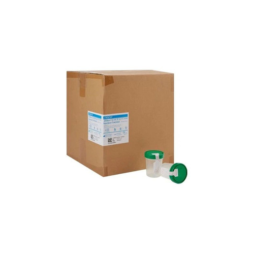 Amsino - Amsure - As341 - International - Specimen Container 120 Ml (4 Oz.) Screw Cap Patient Information Sterile