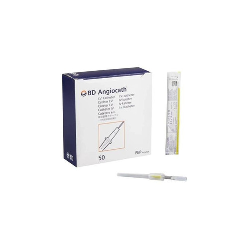 Bd Becton Dickinson - Angiocath - 381112 - Peripheral Iv Catheter 24 Gauge 0.75 Inch Without Safety