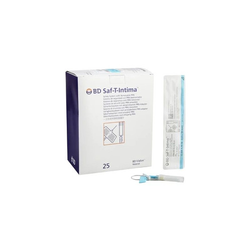 Bd Becton Dickinson - Saf-T-Intima - 383322 - Closed Iv Catheter 22 Gauge 0.75 Inch Retracting Safety Needle