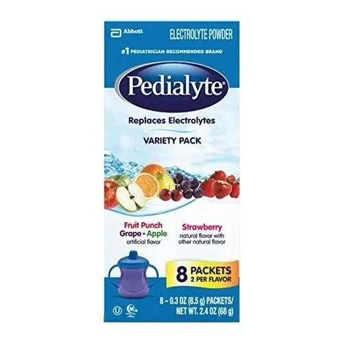 Abbott - Elecare - 56090 - Pedialyte Powder Pack 4 Flavor Variety Stick 