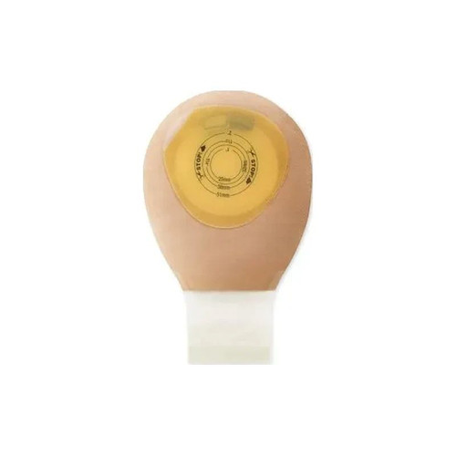 Hollister - Pouchkins - 3795 - Child Ostomy Pouch One - Piece System 7 Inch Length Up To 2 Stoma Drainable Flat Trim Fit