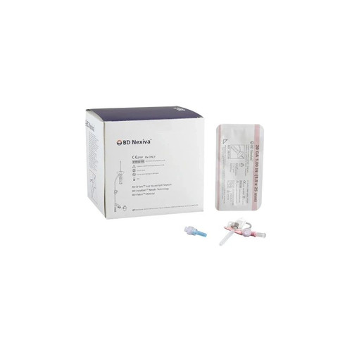 Bd Becton Dickinson - Nexiva - 383536 - Closed Iv Catheter 20 Gauge 1 Inch Sliding Safety Needle