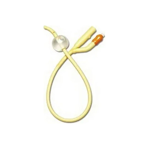 Medline - Dynd11214 - Foley Catheter 2 - Way Coude Tip 10 Ml Balloon 14 Fr Silicone - Elastomer Coated Latex