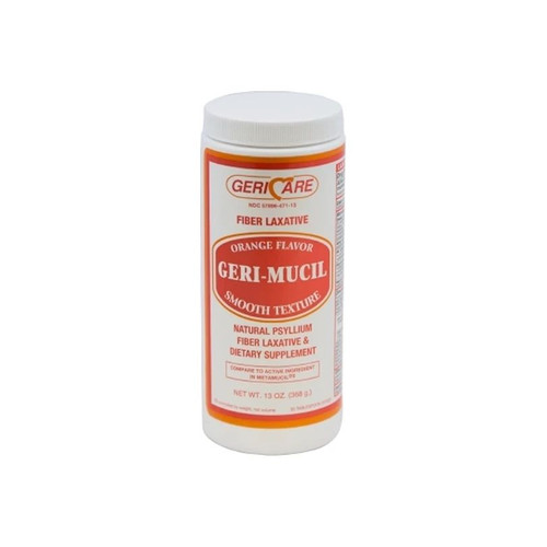 Gericare Medical Supply - Geri-Care - 471-01-Gcp - Laxative Orange Flavor Powder 13 Oz 3.4 Gram Strength Psyllium Husk