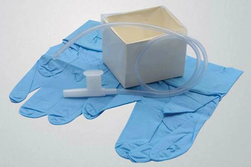 Sun Med - Airlife - 4864T - Catheter, Sctn Cath-N-Glove W Nitrl Gloves 14Fr 