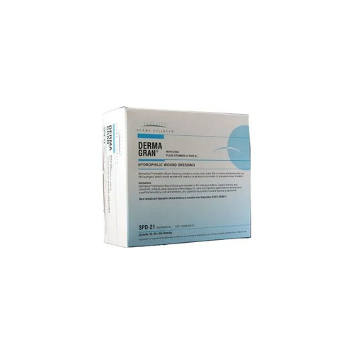 Gentell - Dermagran B - Spd21 - Zinc Impregnated Dressing Square 4 X Inch Sterile