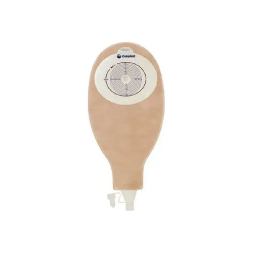 Coloplast - Sensura - 19004 - Ostomy Pouch One - Piece System 12 - 1/2 Inch Length 3/8 To 3 Stoma Drainable Flat Trim Fit