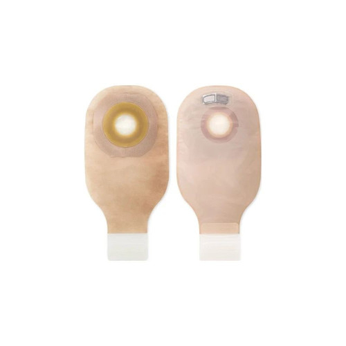Hollister - Premier - 8081 - Ostomy Pouch One - Piece System 12 Inch Length Up To 2 - 1/2 Stoma Drainable Flat Trim Fit