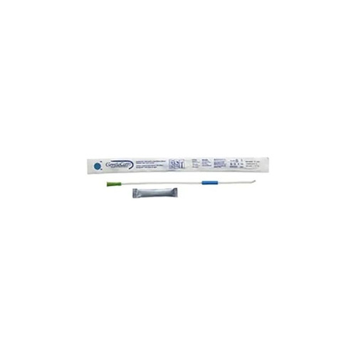 Convatec - Gentlecath - 509016 - Hydrophilic Tiemann Urinary Catheter With Water Sachet And Insertion Kit 12 Fr Male 15.7"