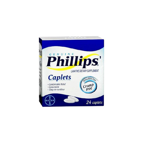 Bayer - Philips - 12846051673 - Phillips' Laxative Caplet 24 Per Box 500 Mg Strength Magnesium