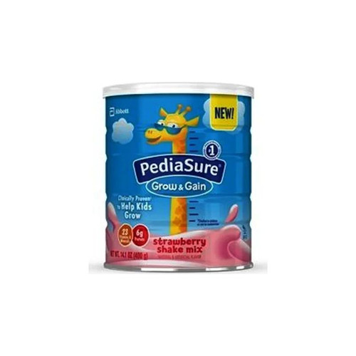 Abbott - Elecare - 66961 - Nutrition Pediasure Grow & Gain Strawberry Powder, 14.1 Oz (400 Gram)