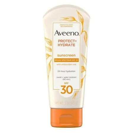 Kenvue Brands Ll - J & Healthcare Systems - 111946100 - Aveeno Protect + Hydrate Sunscreen Lotion, Spf 30, 3 Oz