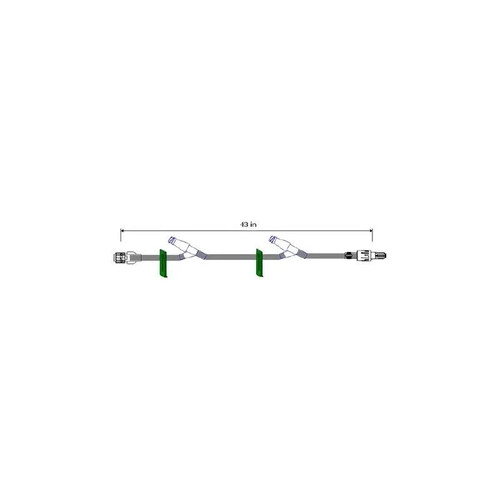 Icu Medical - B9408 - Iv Extension Set 43 Inch Tubing