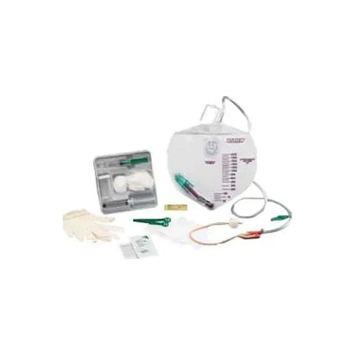 Bard Rochester - Bardex I.C. - 300314A - Home Health Div - Advance Complete Care Foley Tray With Drainage Bag, Anti - Reflux Chamber, Microbicidal Control - Fit Outlet Tube Statlock Stabilization Device, 14 Fr.