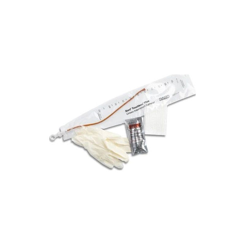 Bard Rochester - Touchless - 4A6144 - Plus Intermittent Closed System Catheter Straight Tip 14 Fr Without Balloon Vinyl
