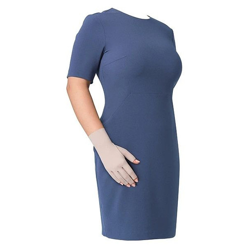 Bsn Medical - Jobst Bella Lite - 7769807 - Compression Gloves Open Finger Size 8 Wrist Length Ambidextrous Knit Fabric