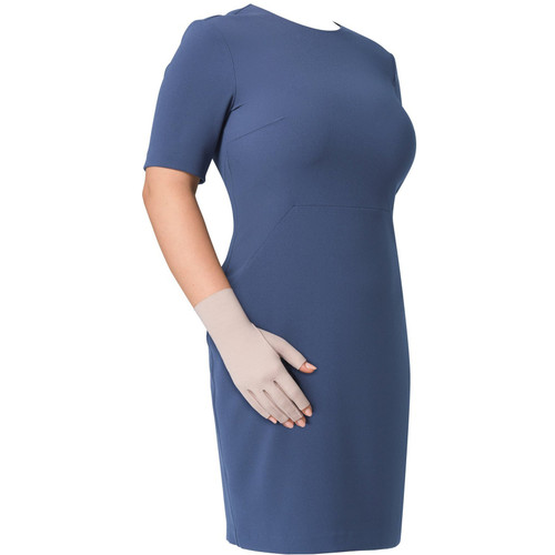 Bsn Medical - Jobst Bella Lite - 7769807 - Compression Gloves Open Finger Size 8 Wrist Length Ambidextrous Knit Fabric