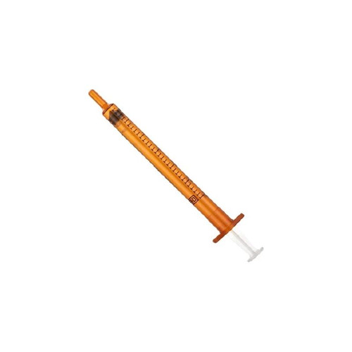 Bd Becton Dickinson - 305207 - Oral Syringe With Tip Cap, 1 Ml, Amber