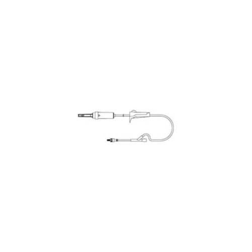 Amsino - AMSafe - 607201 - Iv Admin Set, 60 Drops Per Ml, Non-Vented, Roller Clamp, 1 Y Site, Rotating Male Luer Lock, Pe Poly Pouch 
