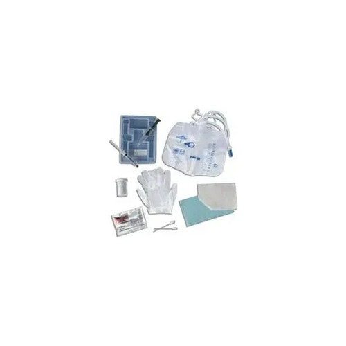 Medline - Dynd11008 - Silicone - Elastomer Coated Closed System Foley Catheter Tray 18 Fr 10 Cc
