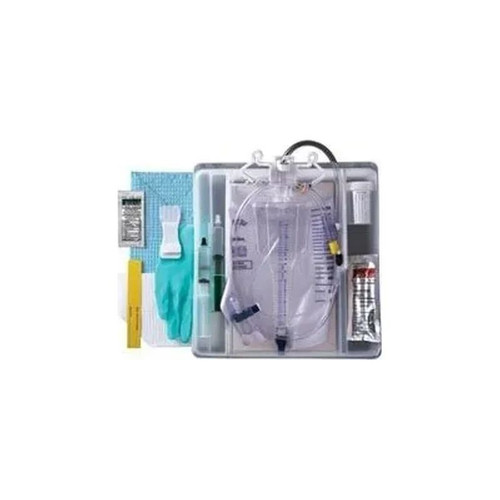 Medline - Dynd11520 - 100% Silicone Closed System Foley Catheter Tray 18 Fr 10 Cc