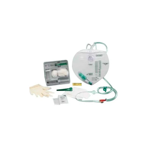 Cardinal Health - Dover - 6154- Indwelling Catheter Tray Foley 18 Fr 5 Cc Balloon Silicone