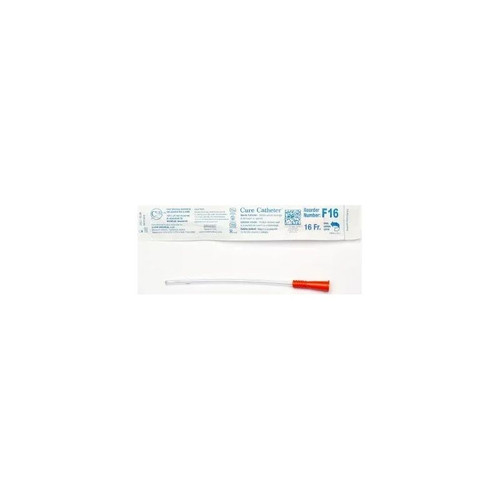 Convatec - Cure Medical - F16 - Catheter Urethral Straight Tip Uncoated Pvc 16 Fr 6 Inch