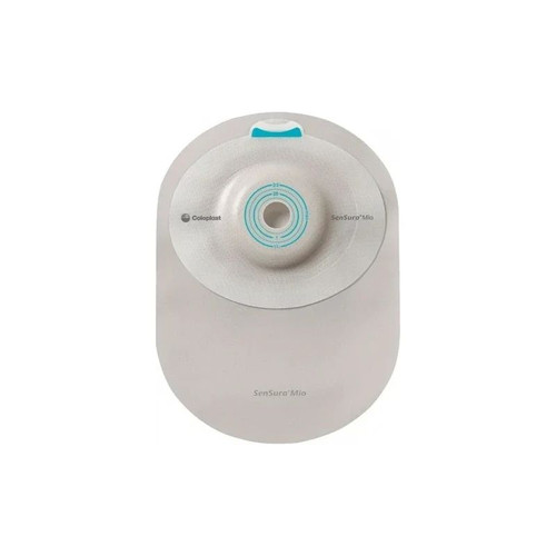 Coloplast - Sensura - 16341 - Mio Convex Ostomy Pouch One - Piece System 7 - 1/4 Inch Length Midi 3/8 To 7/8 Stoma Closed End Deep Trim Fit